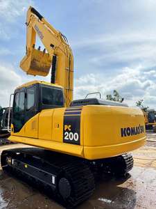آلة بناء أصلية يابانية لحفارة كوماتسو PC200 20Ton متوسطة الحجم مع محرك أساسي متوفرة بالمخزون - Product Image 2