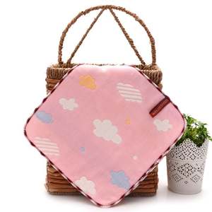 Toalla de Mano de Algodón Orgánico para Niños, Seis Capas, Babero de Limpieza, Forma Cuadrada, Técnica de Tejido, para Uso en el Hogar y el Baño - Product Image 2