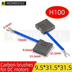 4 Stuks Meimrshly Koolborstel <span class=keywords><strong>Dc</strong></span> <span class=keywords><strong>Motor</strong></span> H100 Elektrisch Gereedschap Accessoires Voor <span class=keywords><strong>Leeson</strong></span> <span class=keywords><strong>Motor</strong></span> (ZL80-14) 6h2 01/02 9.5*31.5*31.5 - Product Image 2