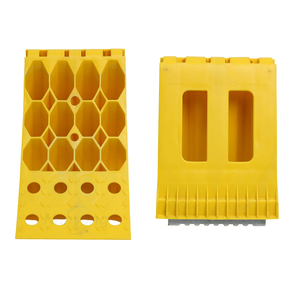 ตัวกันล้อแบบพรีเมียมสำหรับงานหนัก ทำจากพลาสติก HDPE สำหรับจอดรถบรรทุกเชิงพาณิชย์ อุปกรณ์กันล้อ ขายส่ง - Product Image 6