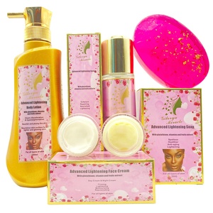 OEM ODM Meilleure Formule de Traitement Éclaircissant de Tous les Temps, Super Blanchissant, Soin de Beauté Premium au L-Glutathion, Kit de Blanchiment pour Peaux Africaines - Product Image 5