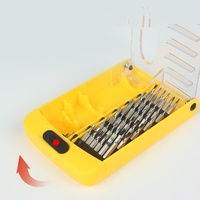 Jeu de tournevis multifonctionnel en alliage métallique 37 en 1, ensemble d'outils à main pour la réparation à domicile et des téléphones portables