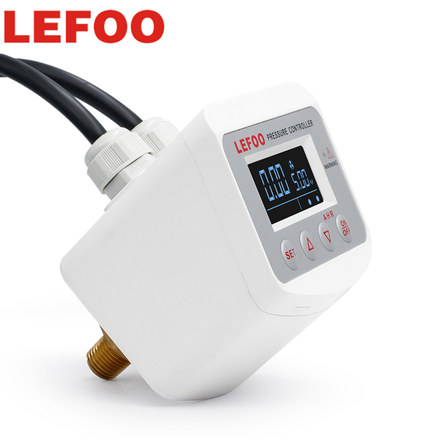 LEFOO LFDS63 Digital Vacuum Pressure Switch for Vacuum Pump Negative Pressure Controller