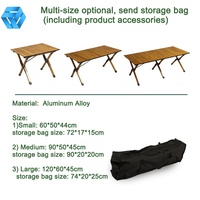 Table et chaises pliantes en alliage d'aluminium, haute qualité, usage extérieur, charge maximale 120 kg, modernes, 10 pièces, pour hôtels et écoles