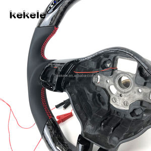 Accesorios de coche para Volkswagen VW Golf 6 Polo <span class=keywords><strong>Gti</strong></span> Gtr <span class=keywords><strong>Mk6</strong></span> 6R 2008-2013 LED RPM <span class=keywords><strong>volante</strong></span> de fibra de carbono forjado personalizable - Product Image 5