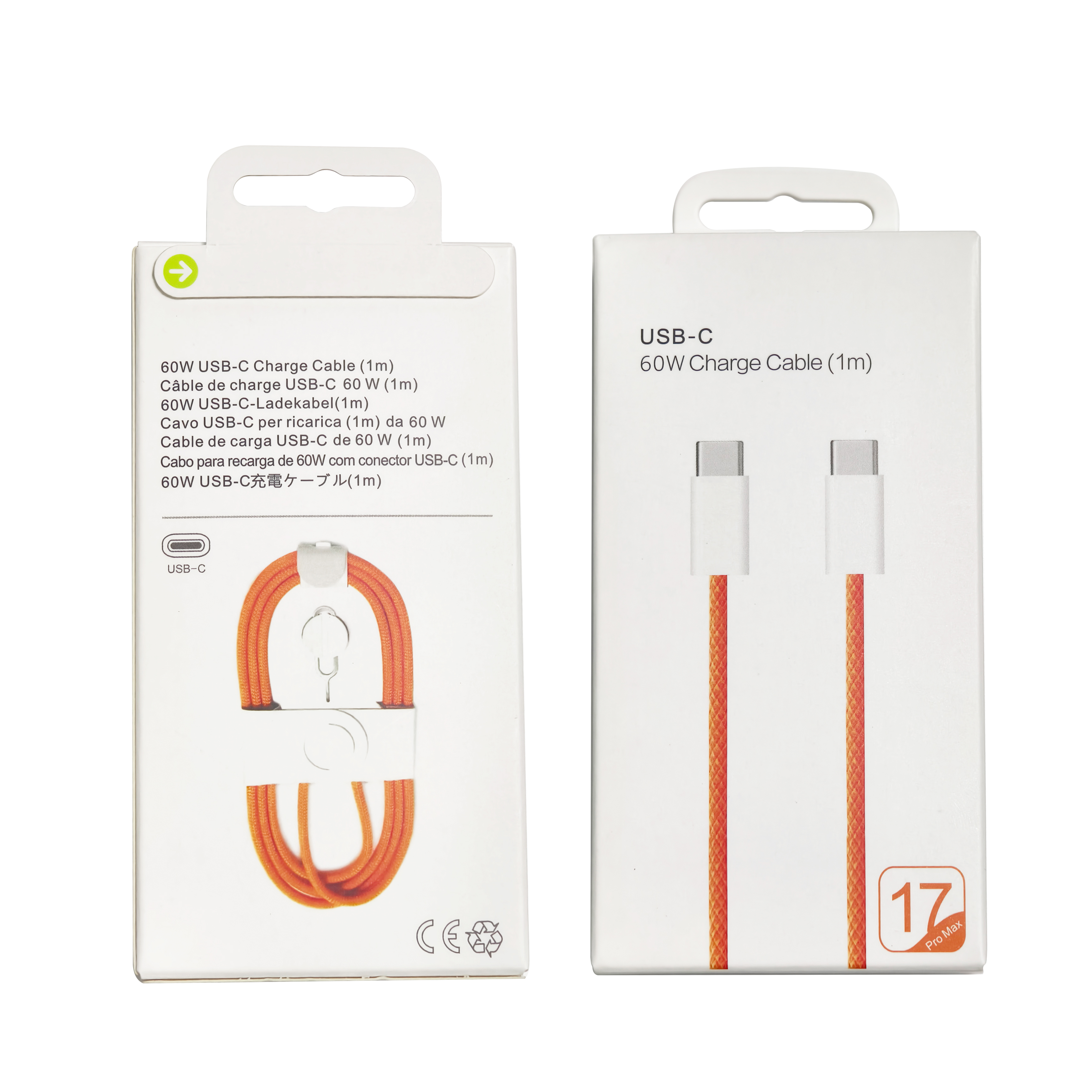 Orange with box packing