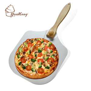 Pala per <span class=keywords><strong>Pizza</strong></span> in alluminio 12 ''x 14'' con manico in legno pieghevole, <span class=keywords><strong>accessori</strong></span> per <span class=keywords><strong>forno</strong></span> per <span class=keywords><strong>Pizza</strong></span> e paletta per <span class=keywords><strong>Pizza</strong></span> - Product Image 4
