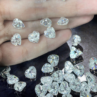 Moissanite de laboratoire taille coussin allongée, couleur changeante/effet feu, 5x7-10mm, pour la création de bagues, colliers et bijoux élégants