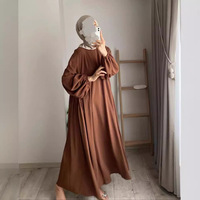 de couleur unie pour femmes manche lanterne manchette élastique patchwork technologie taille ample dubai maxi designs abaya