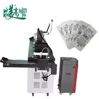 Machine d'impression jet d'encre UV ASL BELGISI RFID avec alimentation automatique pour étiquettes de vêtements, codes-barres, prix, origine, texte et impression graphique