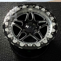 Jantes de course sur circuit de 18 pouces 5x112 5x114.3 5x120 en alliage Beadlock pour Mustang Chevrolet Camaro SS Nissan Toyota Jantes forgées
