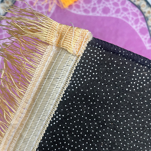 Tapis <span class=keywords><strong>de</strong></span> priere musulman, ensemble <span class=keywords><strong>de</strong></span> tapis <span class=keywords><strong>de</strong></span> priere pour les femmes et les hommes, motifs <span class=keywords><strong>de</strong></span> coeur en deux pièces, <span class=keywords><strong>blanc</strong></span> - noir - Product Image 6