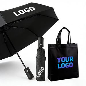 Print on Demand Promotional Full Print <b>Umbrella</b> Personal Custom Logo Compact Portable Rain <b>Windproof</b> <b>Umbrella</b> with logo - Product Image 1