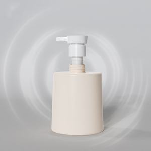 Botella de plástico desinfectante de manos cosméticos personalizados para el hogar botella de champú limpiador Facial blanco botella de bomba de loción - Product Image 2