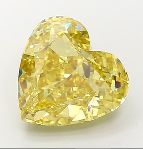 Diamant de laboratoire de haute qualité, jaune vif fantaisie, taille coussin, 11,07 carats, clarté VS1, certifié IGI, meilleur prix - Product Image 1