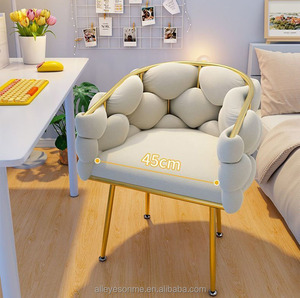 Chaise <span class=keywords><strong>de</strong></span> salle à manger moderne nordique haut <span class=keywords><strong>de</strong></span> gamme en métal doré, rembourrée en lin, pour banquets et hôtels, <span class=keywords><strong>lot</strong></span> en gros - Product Image 2