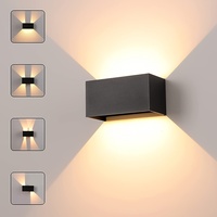 Réglable Automatique Ouvert Extérieur Intérieur LED Applique Murale Porche Lumières Maisons Terrasses Porche Lumières IP65 Étanche Appliques Murales