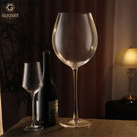 Verre à vin géant créatif de 3,8 litres, style chopes à bière fantaisie, grand gobelet
