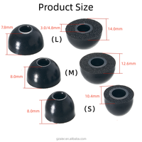 Embouts d'écouteurs en mousse à mémoire de forme de remplacement haut de gamme universels personnalisés de dernière conception avec un diamètre de trou de 3,0/4,8 mm pour écouteurs Bluetooth TWS