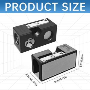 Outil de réparation 6 en 1 pour embouts de queue de billard, accessoire portable pour l'entretien de la queue de billard - Product Image 2