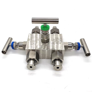 Guter Preis Instrument 3 Verteiler ventil Block Entlüftung ventil 1/2 NPT 6000psi Edelstahl Hochdruck 3-Wege-Ventilverteiler - Product Image 2