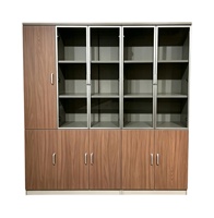 Table de bureau moderne en MDF, élégante, avec armoire de classement assortie, directement de l'usine