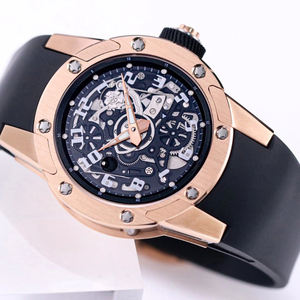 Montre mécanique personnalisable Glamour 2025, nouveau modèle rare à cadran rond, transparente, idéale pour les spectacles, le sport et les affaires - Product Image 2