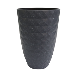 हल्के सफेद स्पेक्केल्ड रिबन pp फूलों के बर्तन लंबे बड़े कैलिबर इनडोर आउटडोर होम गार्डन प्लांटर आधुनिक न्यूनतम सजावट - Product Image 1