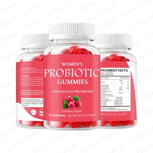 Amaz Private Label Cranberry Gummies probióticos <span class=keywords><strong>para</strong></span> Mujeres <span class=keywords><strong>para</strong></span> <span class=keywords><strong>la</strong></span> salud <span class=keywords><strong>vaginal</strong></span> Balance de pH Premium Equilibrio femenino Gummies probióticos - Product Image 2