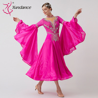 B-23169 personnalisé nouvelle robe de danse de salon standard international robes de danse de salon en soie perlée de haute qualité à vendre