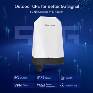 Yeacomm NR610 5G LTE Outdoor CPE Mobile Router cellulare 5G Modem support ATT T-Mobile Verizon