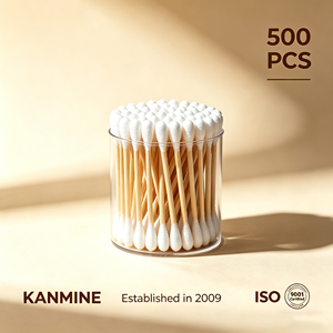 <span class=keywords><strong>สำลี</strong></span><span class=keywords><strong>ก้าน</strong></span>ไม้ไผ่แบบใช้แล้วทิ้ง 500 ชิ้น สำหรับดูแลบาดแผลและเครื่องสำอาง ซึมซับได้ดี ได้รับการรับรองมาตรฐาน CE ISO - Product Image 1