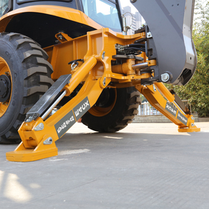 รถแบคโฮล้อเดอร์คุณภาพสูง ขับเคลื่อน 4 ล้อ ดีไซน์กะทัดรัด พร้อมถังน้ำมันขนาดใหญ่ ควบคุมการทำงานได้อย่างราบรื่น เหมาะสำหรับงานวิศวกรรมเทศบาล - Product Image 3