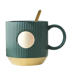 Simple Style Creative <b>Ceramic</b> <b>Mug</b> Office Coffee Milk Cup Festival Gift Business Gift Couple Cup - Product Image 4