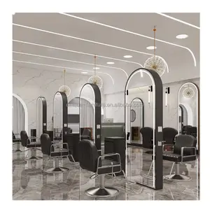 Estação de cabeleireiro móveis barbershop