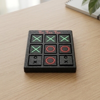 Jeu de Tic-Tac-Toe Mini Créatif en Impression 3D, Impression PLA Personnalisable, Peut être Imprimé en Gros, Modèle 3D Haute Précision