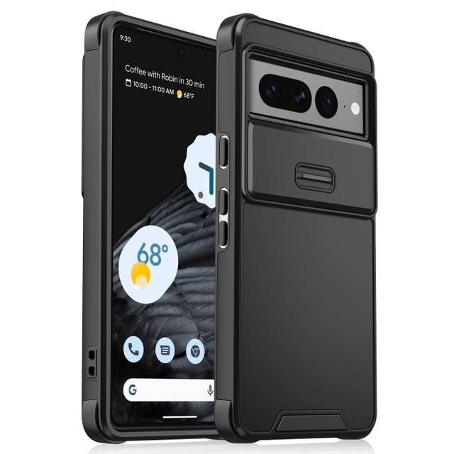 Wholesale Phonecase for Google Pixel 7 Pro Sliding Camshield TPU + PC Phone Case