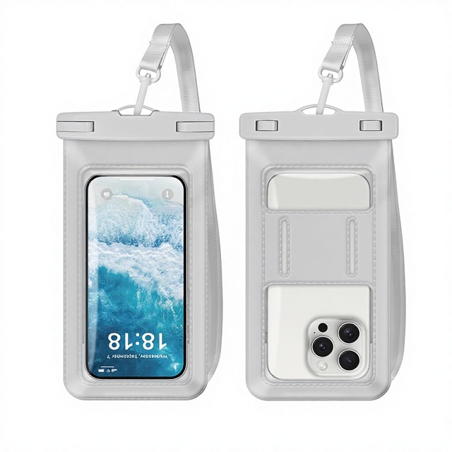 New Arrival Waterproof Phone Pouch with Hand Holder Wholesale Large Size Waterproof Phone Case