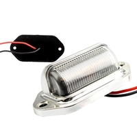 Lampe de plaque d'immatriculation LED 12-30V blanche 6000K pour semi-remorque, camion, bus, marine et éclairage de courtoisie LED 12V