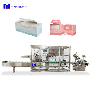 Full Automatic Facial Mask Wet Tissue Condom Box Packing Cartoning Machine Tissue Paper Facial <strong>Wipes</strong> Carton Packing Machine - Product Image 1