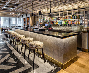 Sẵn Sàng Thực Hiện Fastfood Trắng <span class=keywords><strong>Marble</strong></span> <span class=keywords><strong>Bar</strong></span> Bảng Chiếu Sáng <span class=keywords><strong>Led</strong></span> <span class=keywords><strong>Bar</strong></span> <span class=keywords><strong>Counter</strong></span> - Product Image 5