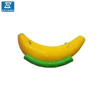 Bateau banane gonflable flottant, balançoire aquatique, jeu interactif pour parc aquatique