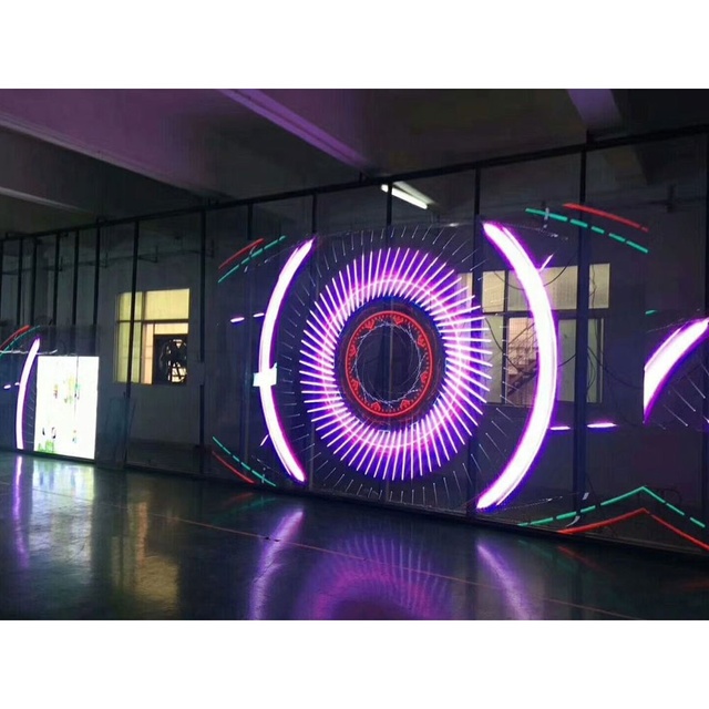Full Color Transparent Led Display on Glass Window