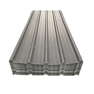 Venta caliente 10g-275G Recubrimiento de zinc 0,1-1mm de espesor Hoja corrugada de acero galvanizado Hoja trapezoidal Hoja para techos - Product Image 3