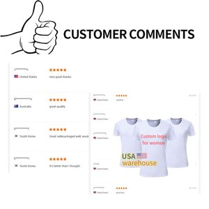 100 Camisetas para Mujer, Sensación de Algodón, 100% Poliéster, Lisas para Sublimación, Envío desde Almacén en EE. UU. - Product Image 3