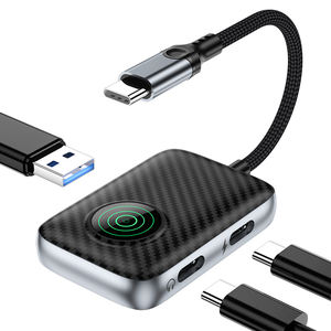 USB C OTGアダプタ<span class=keywords><strong>3</strong></span> in 1高速充電ヘッドフォンジャックスプリッターサポート接続Uディスク/マウス/キーボード - Product Image 1
