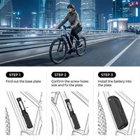 Batterie de vélo électrique Hailong 48V 15Ah pour tube diagonal, avec cellules chinoises 3000mAh 13s5p, BMS 45A, prise XT60 2A, pour VTT à pneus larges - Stock UK