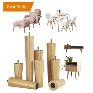 4Inch Meubelpoten Set Van 4 Vervangende Sofa-Voeten, Perfect Voor Moderne Meubels Uit Het Midden Van De Eeuw, Fauteuil, Kast, Dressoir, Elk Huis