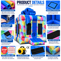 Château gonflable commercial Ceyu en PVC coloré pour enfants, idéal pour les anniversaires, les fêtes foraines et la location événementielle