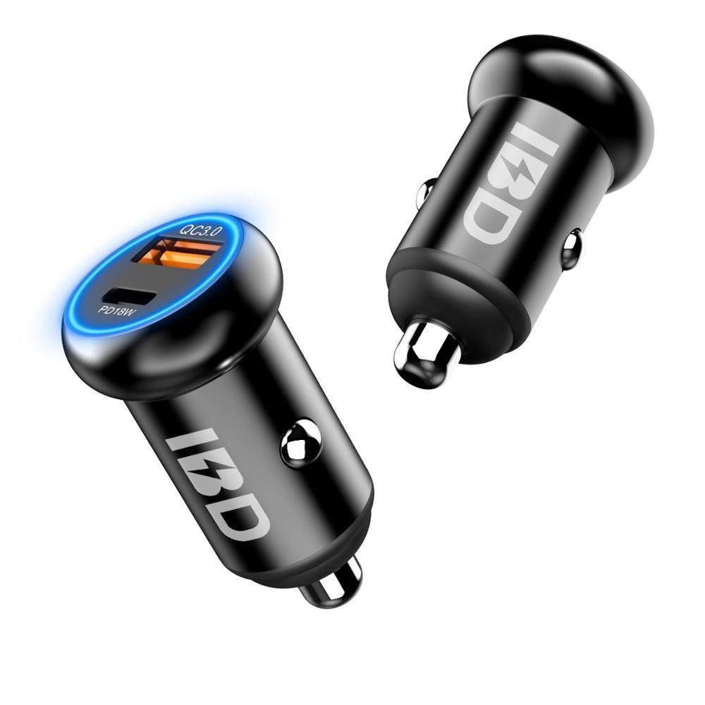 Adpter 3 гнезда с 70 см шнур питания QC3.0 мощность Type-C USB автомобильный прикуриватель автомобильные зарядные устройства